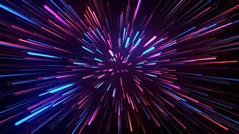 Warp effect with neon Vídeos de archivo 126785016