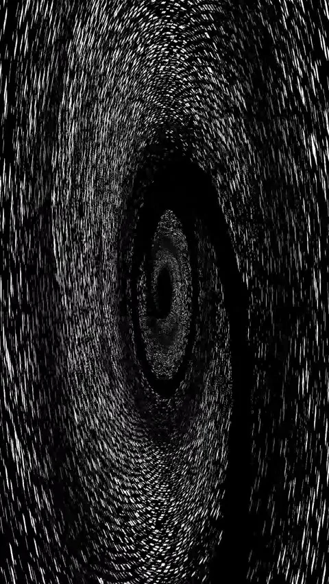 Warp Effect Visual Noise Portrait Stock Footage 331080042