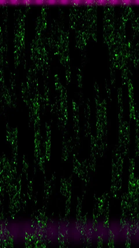 Warp Effect Visual Noise Portrait Stock Footage 331080167