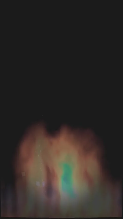 Warp Effect Visual Noise Portrait Stock Footage 331081108