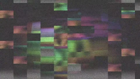 Warp Effect Visual Noise Wide Stock Footage 331094028