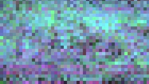 Warp Glitch Effect Horizontal Loop Stock Footage 331097572