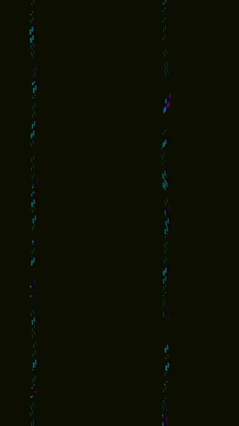 Warp Glitch Effect Vertical Loop Stock Footage 331078553