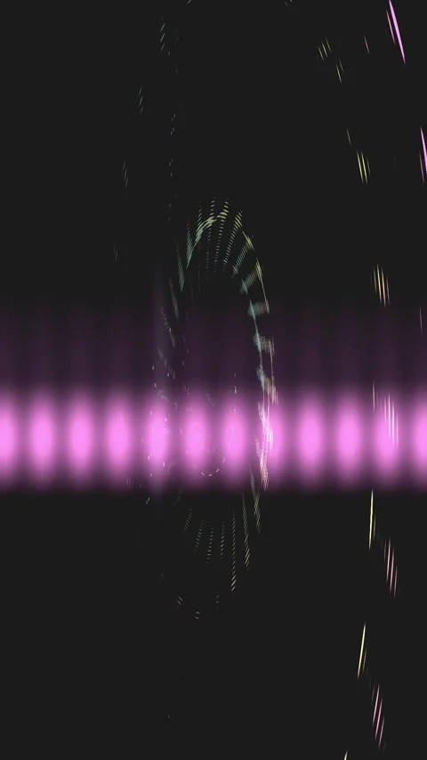 Warp Glitch Effect Vertical Loop Stock Footage 331096970