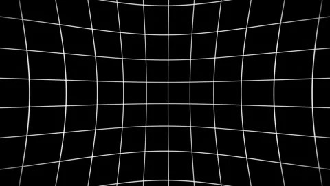 Warp Grid Loop - Black and White Stock Footage 302709222