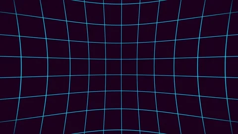 Warp Grid Loop - Red Blue Contrast Video stock 302710706