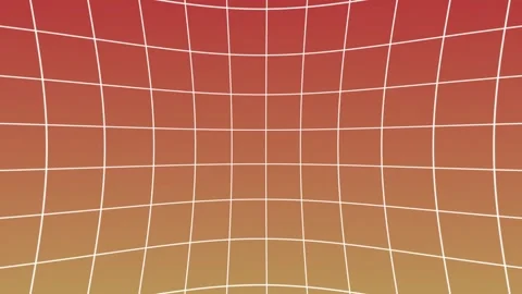 Warp Grid Loop - Sunset Gradient 動画素材 302710635
