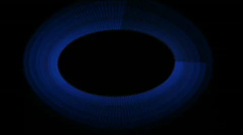 Warp pool of blue circle Video stock 744898