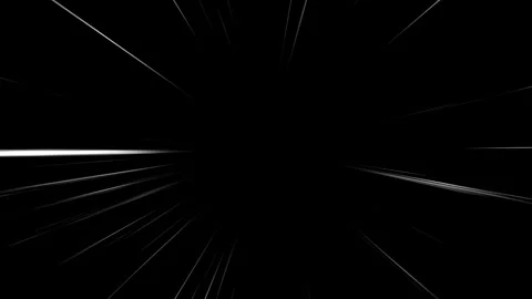 Warp space tunnel speed lines zoom effect Stock Footage 305905587