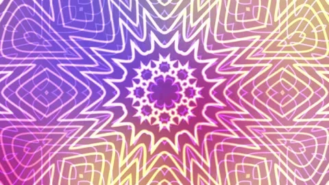 Warp Speed: Animated Light Trails in Pink &amp; Purple – For High-Energy Master Stock Footage 310641027