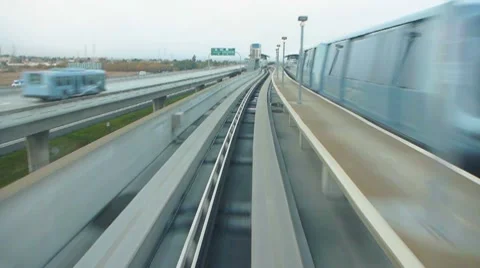 Warp Speed Commute Stock Footage 10714663