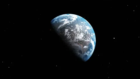 Warp speed to earth Stockbeeldmateriaal 139112393
