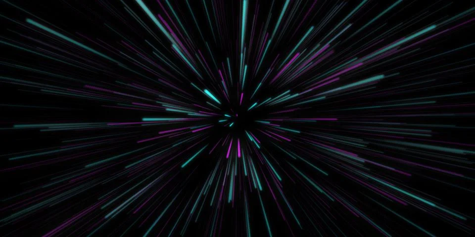 Warp Speed Illustrazione stock