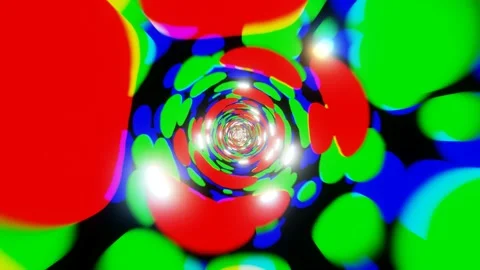 Warp Speed RGB 库存影片 133618997