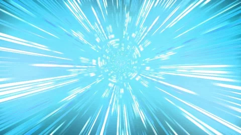 Light Speed Wallpaper 4K, Space Warp, Colored rays