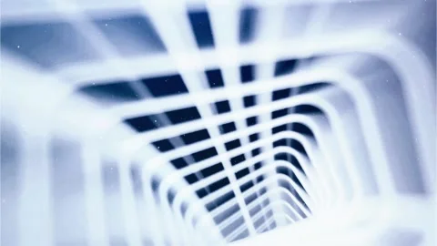 Warp Speed Through a Portal to Another Dimension Through Space-Time Stock Footage 337149730