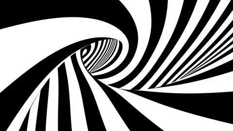 Warp Torus 2 Looping Animation Stock Footage 73342799