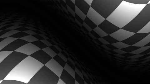 Warped Chequerboard Checker Planes Chess Stock Footage 139715087