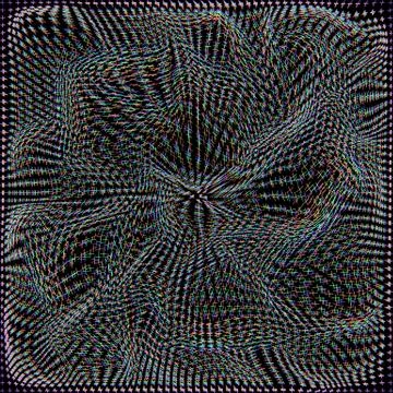 Warped cross parametric surface background. イラスト素材