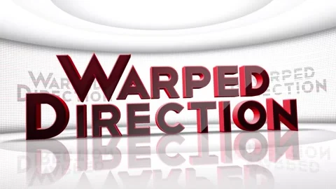 Warped Direction Promo After Effects stock