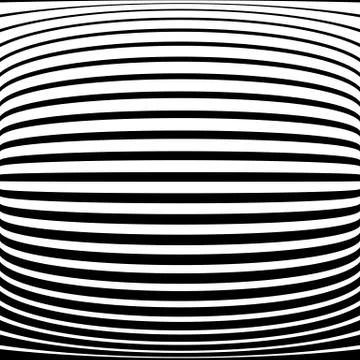 Warped, distorted lines abstract monochrome pattern / background. For your de Stock Illustration