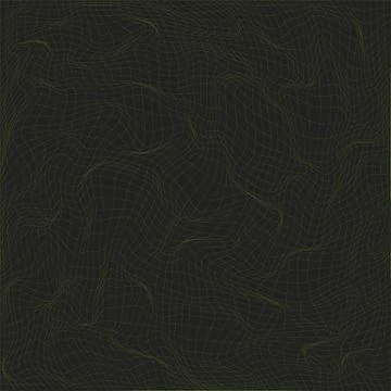 Warped parametric net surface background. イラスト素材