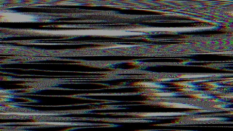 Warped rainbow banding static noise background, distressed animated texture Stock Footage 276107142