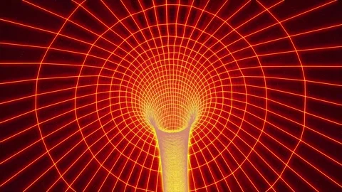 Warped Tunnel Effect 02. Video stock 296092923