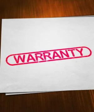 Warranty document Stock Illustration
