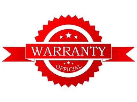Warranty label Stock Illustration