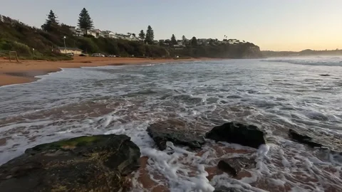 Warriewood Beach - Sydney Stock Footage 201861965
