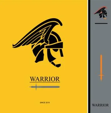 Warrior. Centurion and sword Stock Illustration
