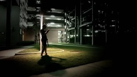 Warrior at dusk night training Stock Video Footage Stock Footage 50385352