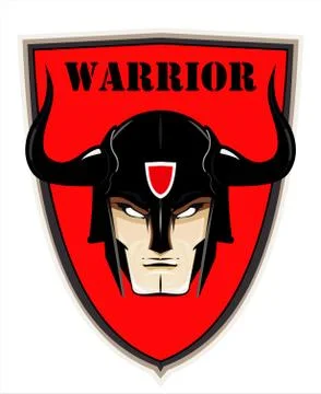 Warrior Head Stock Illustration