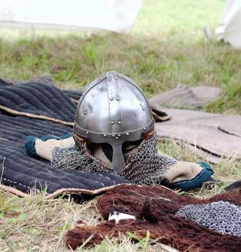 Warrior helmet Stock Photos