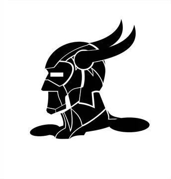 Warrior with the Horn.. Stock Illustration