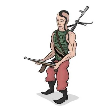 Warrior Stock Illustration