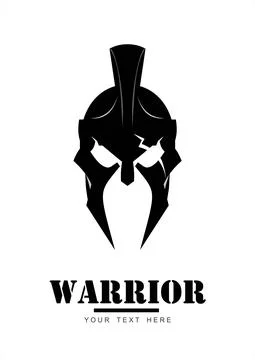Warrior logo, trojan mascot Stock Illustration