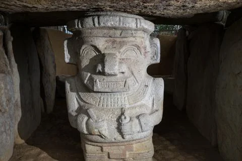 Warrior stone statue Stock Photos