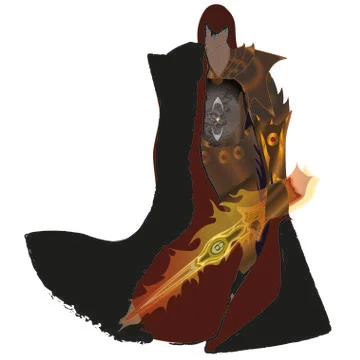 Warrior with sword Stock Illustration