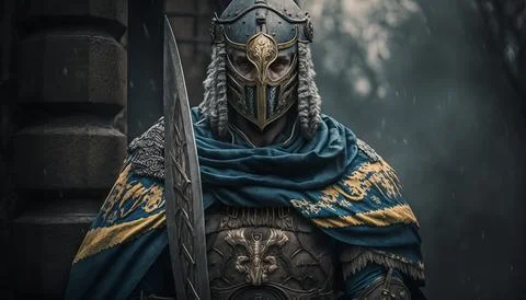 Warrior Ukraine. Army Generated AI. Weapon army 스톡 일러스트