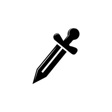 Warrior's sword icon. Elements of fighting icon. Premium quality graphic design Illustrazione stock