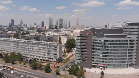 Warsaw aerial Stock Footage 91626024