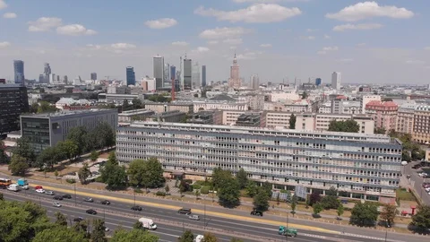 Warsaw aerial Stock Footage 91626163