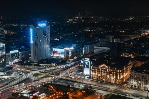Warsaw centre Stock Photos