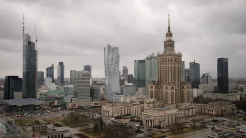 Warsaw City Broll Vídeos de archivo 172247908