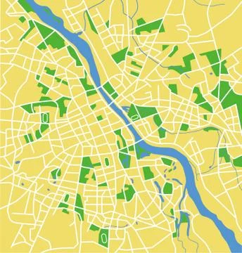 Warsaw Stock Illustration