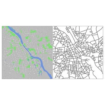 Warsaw Stock Illustration