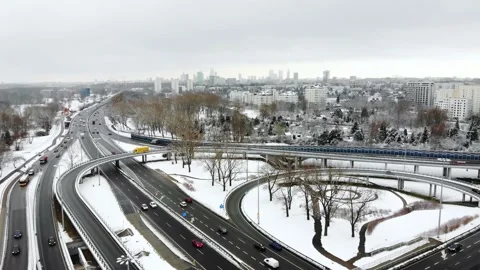 Warsaw nieve2 Stock Footage 146912476