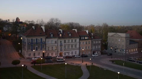 Warsaw Old Town Video stock 97767783